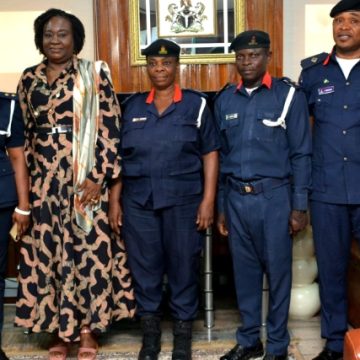HoSF DECORATES NEWLY PROMOTED NSCDC OFFICERS