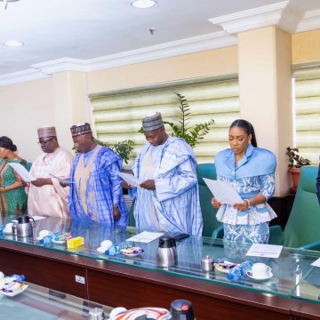 IMG-20240830-WA0003 FG INAUGURATES NSIA BOARD OF DIRECTORS, CHARGES THEM TO ENHANCE THE WEALTH OF THE NATION
