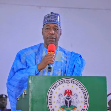 Borno Governor, Zulum greets Buhari at 82 birthday
