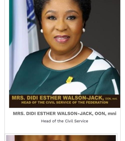 OHCSF refutes misleading claim of Plotting Illegally Extention of a serving Permanent Secretary’s Tenure.