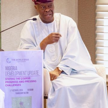 IMG-20241018-WA0011 WALE EDUN HIGHLIGHTS NIGERIA’S ECONOMIC TRAJECTORY AT COUNTRY’S 2024 DEVELOPMENT UPDATE, SAYS REFORMS YIELD POSITIVE RESULTS