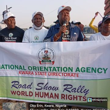 Kwara NOA Marks World Human Rights Day, Sensitizes Citizens on Equity, Fairness