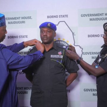 Gov Zulum decorates ADC Ashigar with new rank