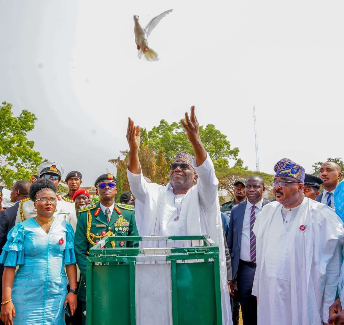 Gov AbdulRazaq Lays Wreath, Praises Sacrifices of Fallen Heroes at Armed Forces Remembrance Day