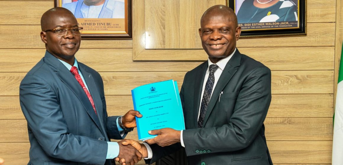 DR. KALBA ASSUMES OFFICE AS PERMANENT SECRETARY, CSO, PLEDGES TO BUILD ON OUTGOING PERMANENT SECRETARY’S LEGACY