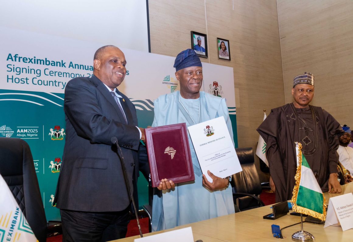 NIGERIA, AFREXIMBANK SIGN AGREEMENT TO HOST LANDMARK 2025 AFREXIMBANK’S (AAM2025) ANNUAL MEETINGS