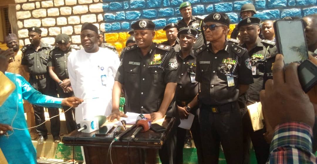 Kaduna police command harvest criminals, parades 580 suspect