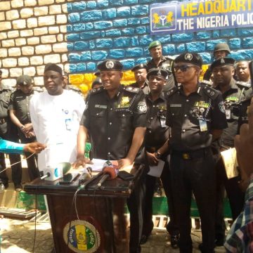 Kaduna police command harvest criminals, parades 580 suspect