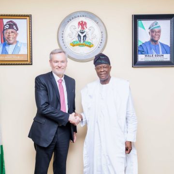 WALE EDUN HOSTS EU ENVOY, PAVES WAY FOR EXPANDED TRADE, INVESTMENT