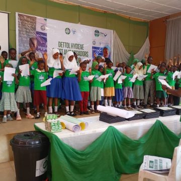 Dettol, WBFA, inducts 98 students as ambassadors of hygiene quest