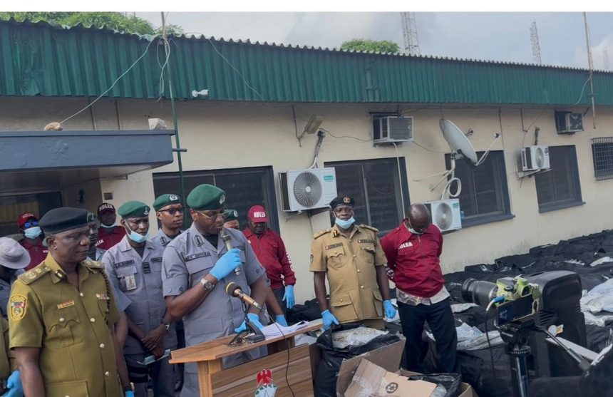 TINCAN ISLAND HANDS OVER ILLICIT DRUGS WORTH  ₦5.3 BILLION CONCEALED IN IMPORTED VEHICLES.*‎