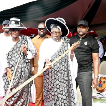 Tinubu Leads White-Robed Procession as Eyo Festival Returns After Eight Years