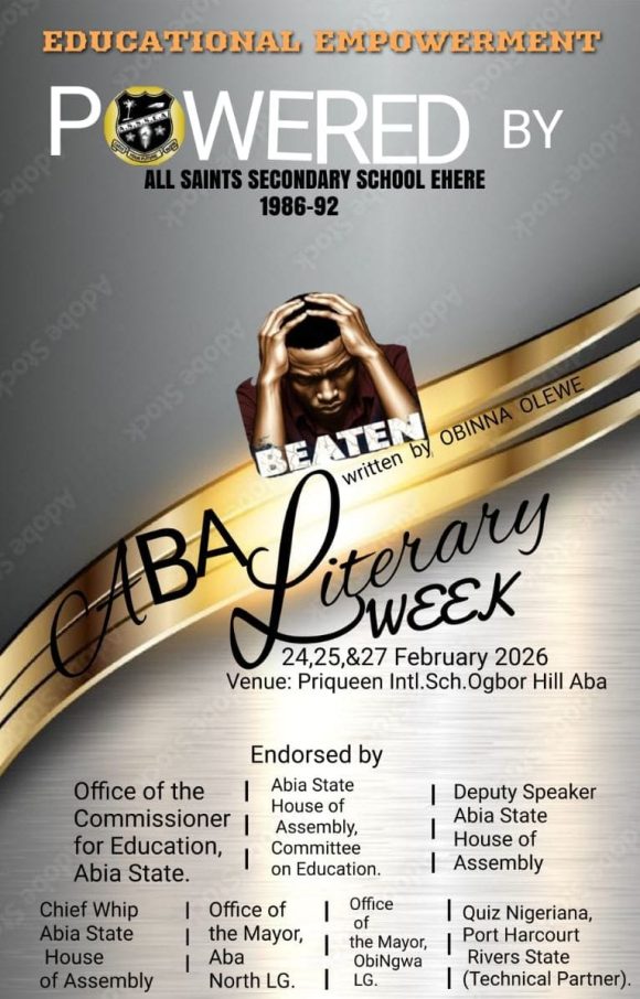 Aba ABA SET FOR LITERARY WEEK AS ALL SAINTS ’92 SET DRIVES EDUCATIONAL EMPOWERMENT
