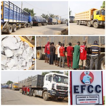 IMG-20260203-WA0002 EFCC Nets 10, Seizes Trucks Loaded With Lithium, Tin in Kwara Illegal Mining Crackdown