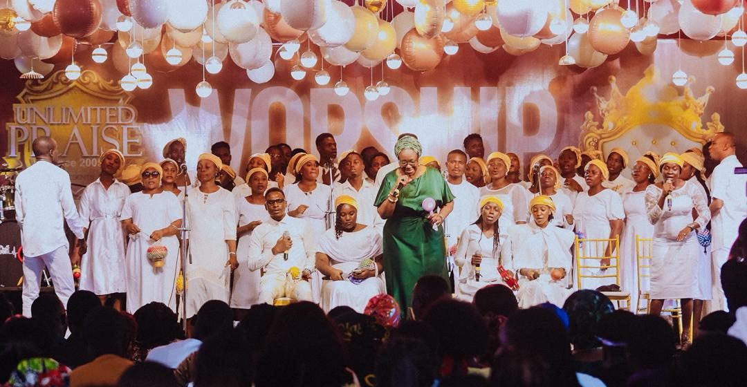 Oyo’s Former First Lady Draws Thousands at 22nd Unlimited Praise with Theme “Worship His Majesty”