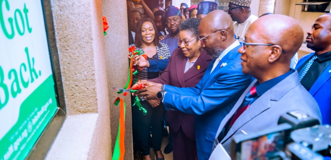 NSITF MD Faleye, Commissions ECS Help Desk at Head of Service