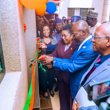 NSITF MD Faleye, Commissions ECS Help Desk at Head of Service