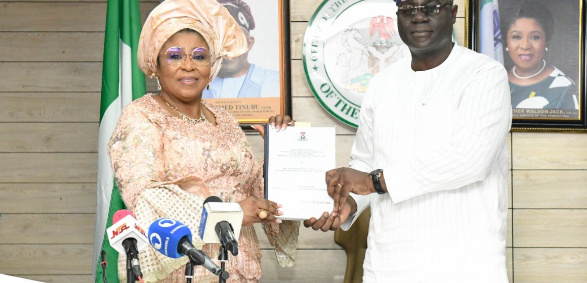 WALSON-JACK HANDS OVER TO ENITAN, URGES CIVIL SERVANTS TO SUSTAIN REFORM MOMENTUM