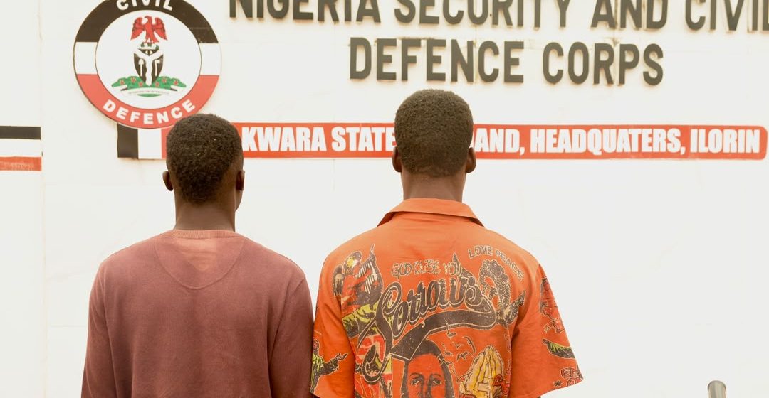 NSCDC Arrests Two Over Transformer Cable Vandalism in Ilorin