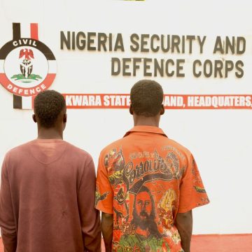NSCDC Arrests Two Over Transformer Cable Vandalism in Ilorin